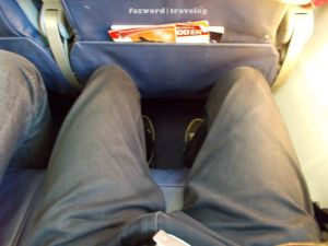 Lion Air Economy Seat Legroom | Doc: Fazword